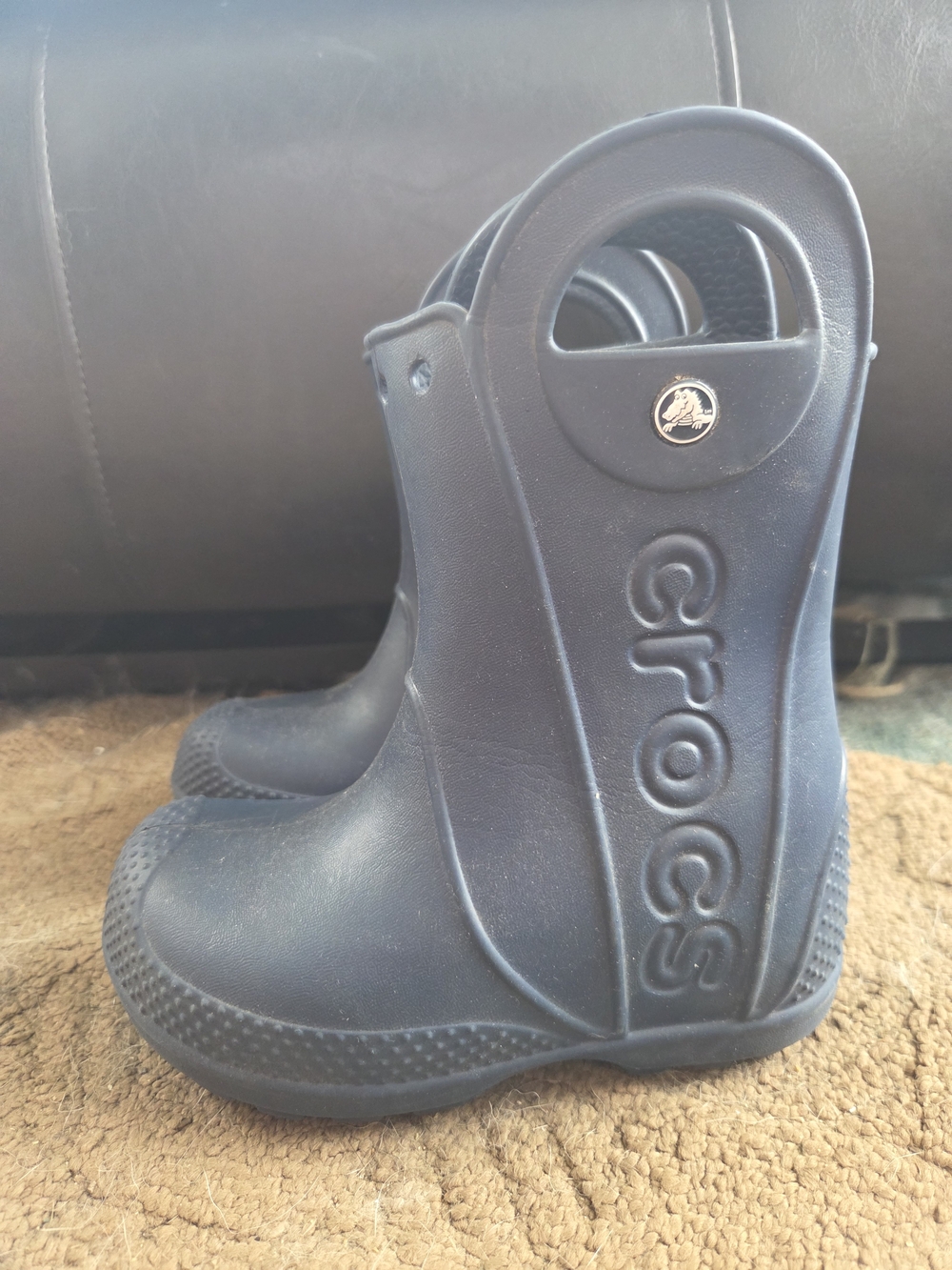 Crocs Kids' Navy Blue Rain Boots